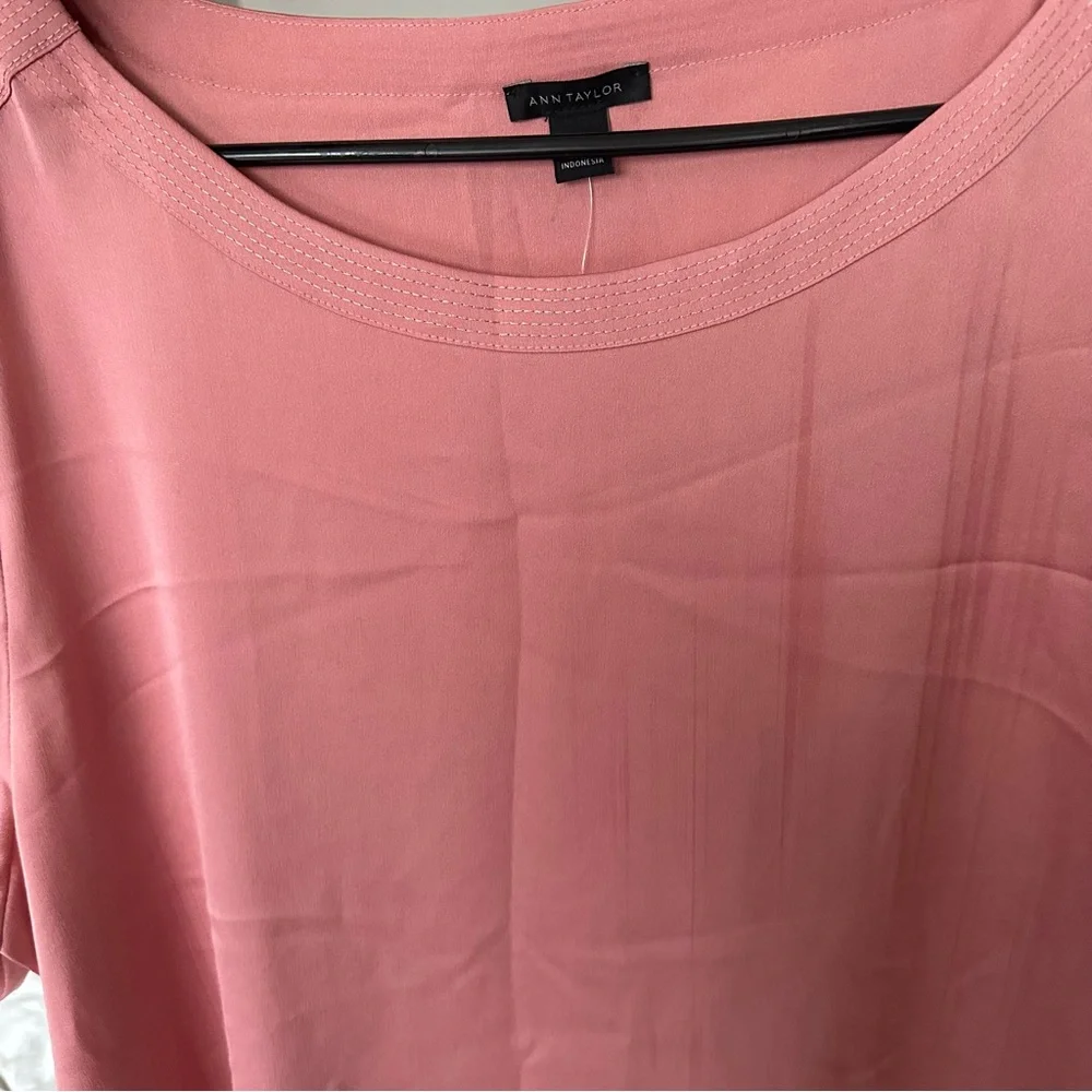 Ann Taylor Dusty Rose Top - Picture 10 of 11